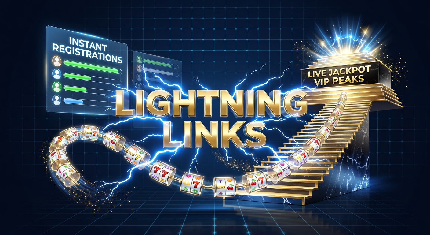 Vibrant Lightning Link slot reels exploding with free spins and jackpot symbols during an instant registration bonus round