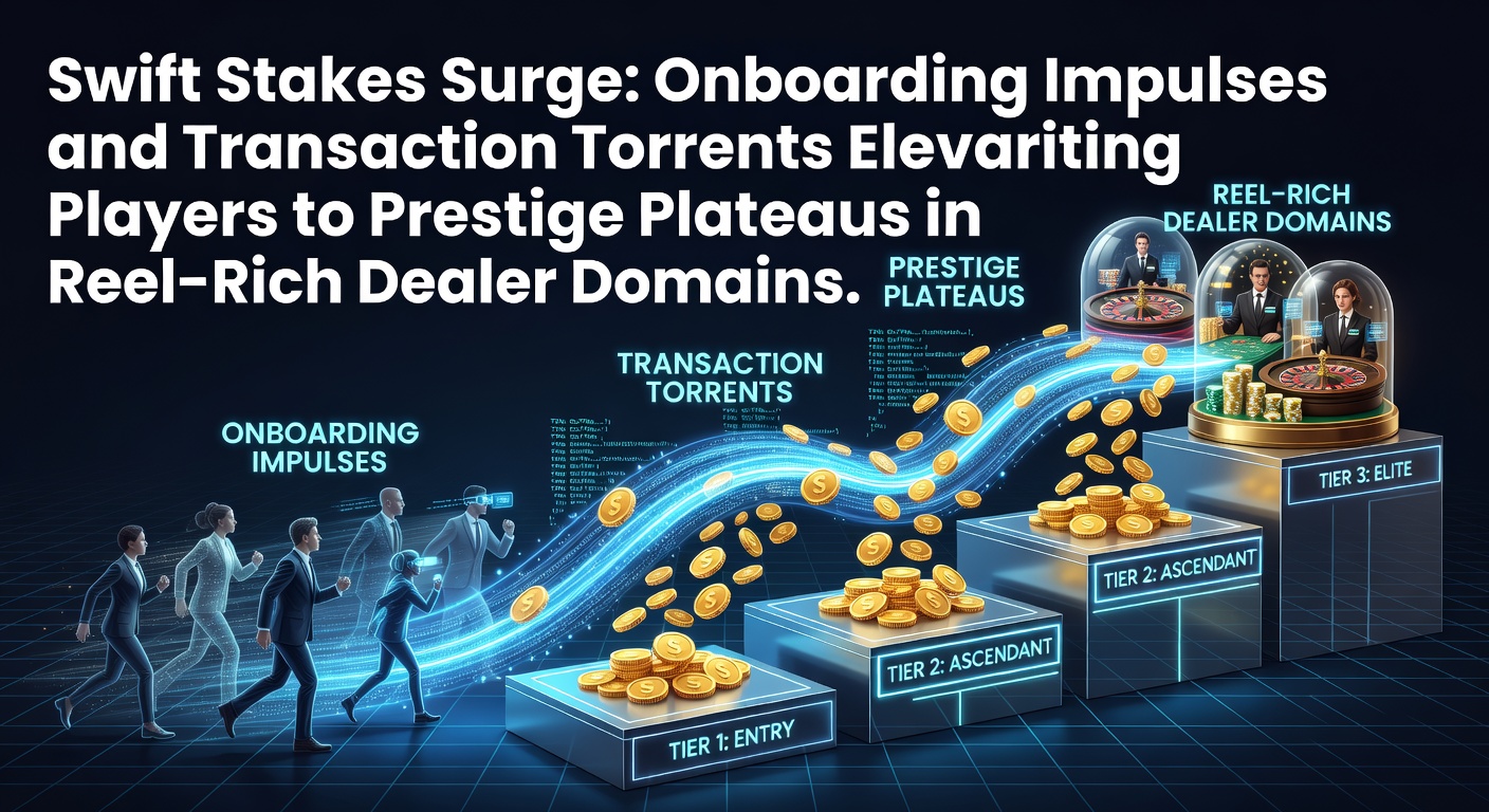 Dynamic digital casino interface showing rapid player onboarding, surging transactions, and VIP progression in slots and live dealer games