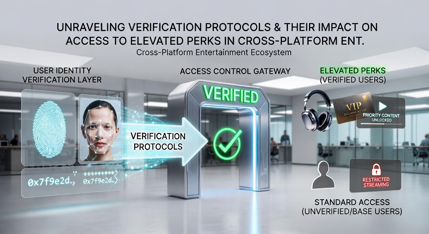 Users navigating verification flows to unlock VIP perks across connected entertainment platforms